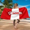 Asciugamano da Spiaggia con Stemma del Middlesbrough Football Club, Asciugamano da Spiaggia in Microfibra, Leggero e Asciugatura Rapida, per Viaggi Estivi, Piscina, Regalo di Compleanno per Fan