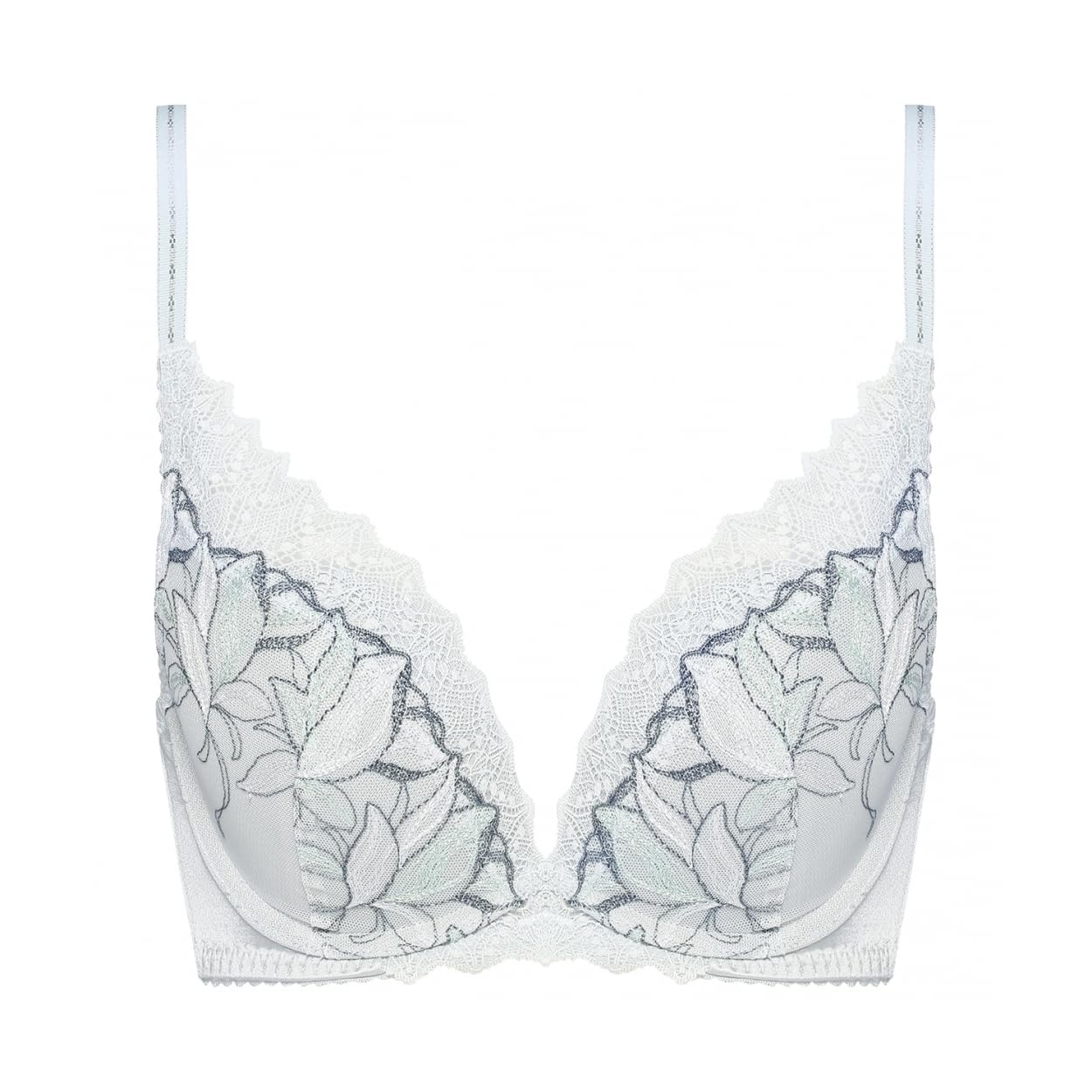 

AMOSTYLE Dream Deep V Shine of Crystal M013 Size F70 Bra(R) (Gray)