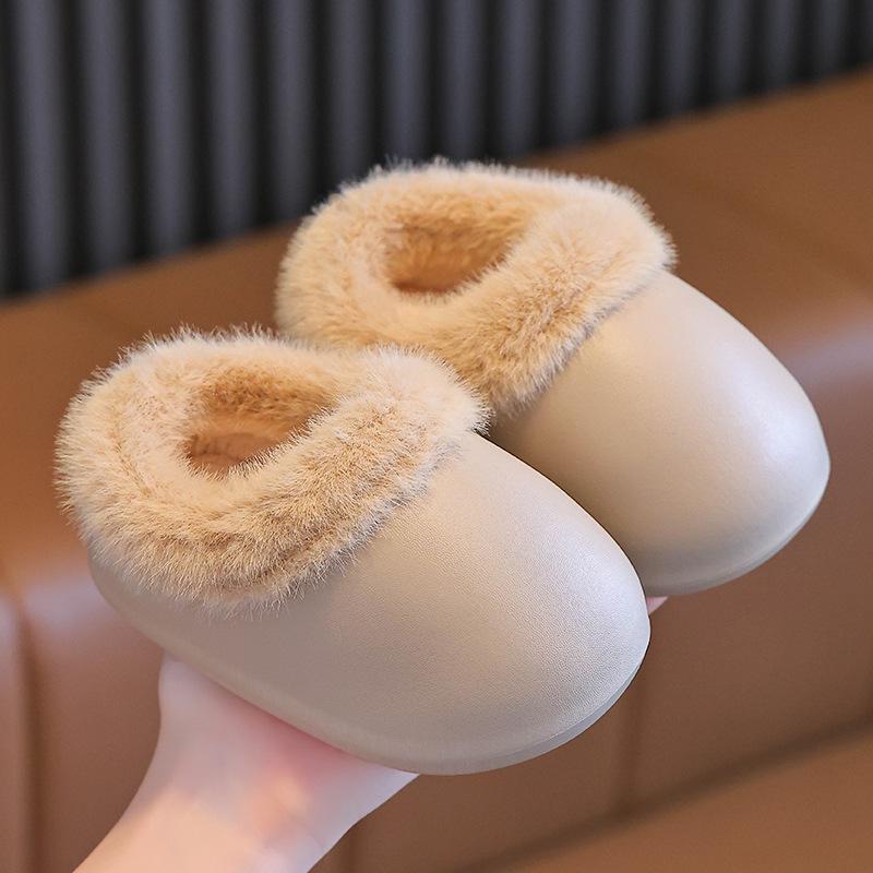 Wasserdichte Schneestiefel aus Baumwolle für Babys und Kleinkinder: Warmer Stil mit Fersenschutz für Herbst & Winter, Bereit für den Außenbereich