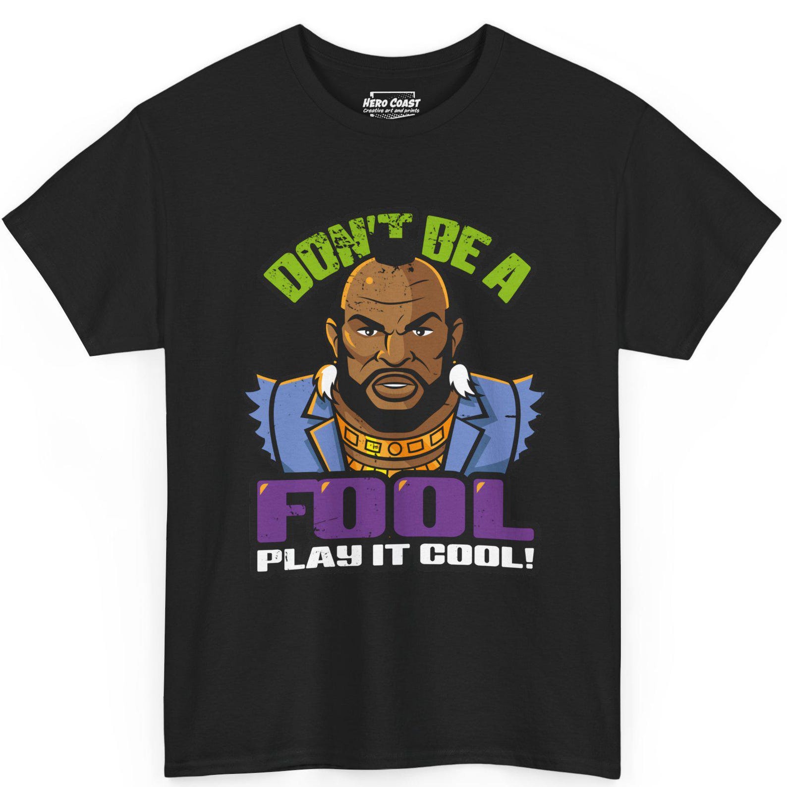 Mr. T Pop-Art T-Shirt: A-Team 80s Retro Style Tee 3XL