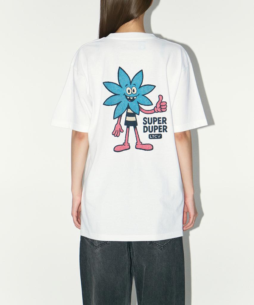 Laipeutaimkollegtibeu Super Duper Short Sleeve T-Shirt White
