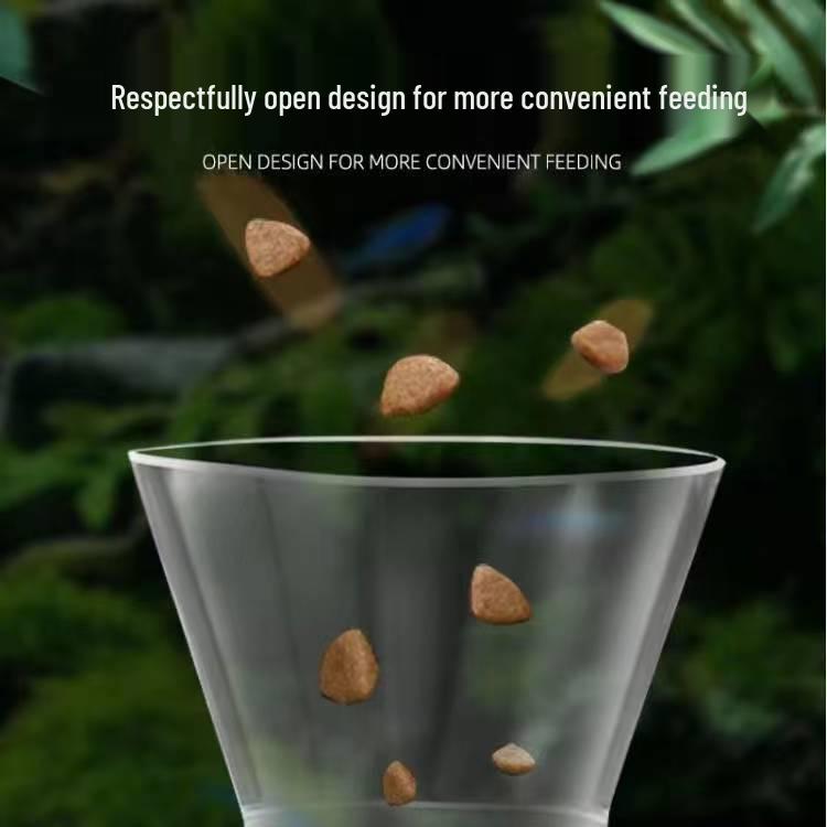 Acrylic Aquarium Feeding Tube and Food Dish for Shrimp and Ornamental Fish