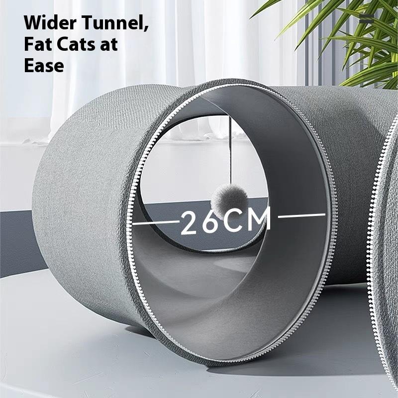 Cat Tunnel Cat's Nest Donut Passage Crawling Dodging House Rolling Dragon Maze Drilling Toy Sleeping