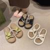 Fashion Aphixta Luxury Pearl Green Slippers Flat With Women Summer Shoes Outdoor Slides Flip Flop Muller Slippers Casual Beach Sandals