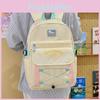 Good Letter Morning Print School Backpack With Breathable Design Schoolbag Gift