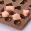 Silicone Chocolate Mold 3D Baking Candy Pastry DIY Tool Easy Release for Various Shapes Perfect for Birthday Cake Decorations