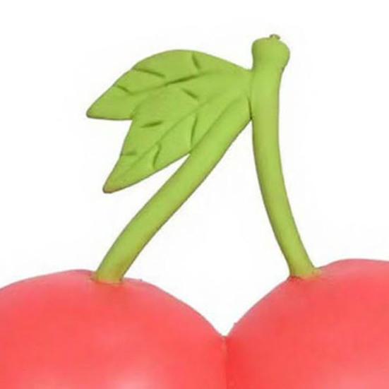 1/2Pcs Simulation Cherry Squeeze Toy Stretchy Slow Rebound Cherry Fidget Toy Portable Simulated Fruit Sensory Toy