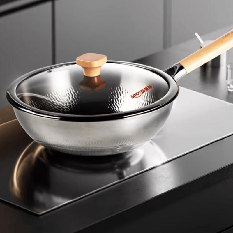 Amos Titanium Stir-Fry Pan