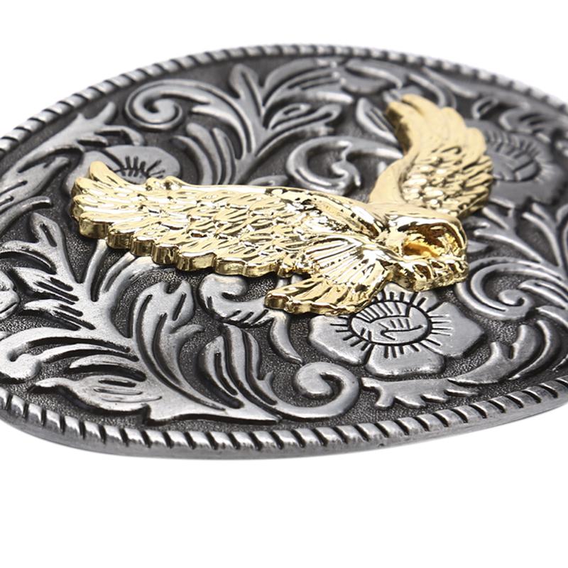 Vintage Eagle Zinc Alloy Belt Buckles Unisex Western Buckle Cowboys Cowgirls