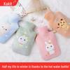 Cartoon Plush Hot Water Bottle with Compress Waist, Cute Hand Warmer for Students and Girls, Available In Small and Large Sizes.