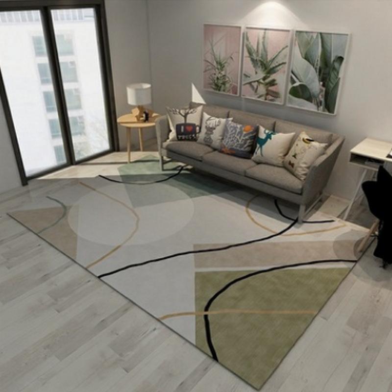 Bedroom Living Room Carpet Large Area Sofa Coffee Table Carpet Thickened Anti Slip Carpet