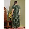 Floral Printed Beautiful Women Sleepwear Nighty Indian Nightwear Maxi Gown Dress