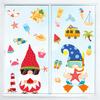 Summer Watermelon Fairy Static Electricity Glass Sticker for Living Room, Bedroom and Study Window Decoration
