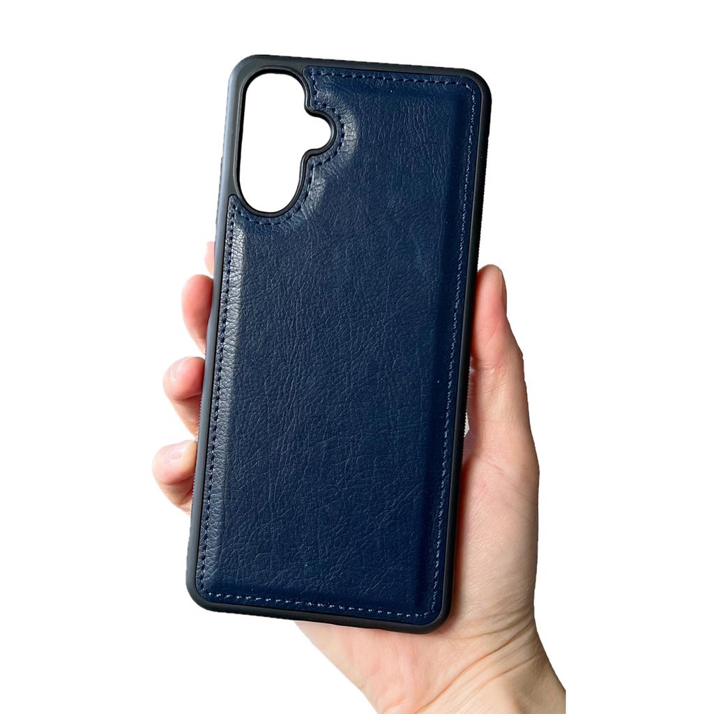 For Samsung Galaxy A36 5G Case Calf Texture PU Leather Anti Fingerprint Back Phone Cover