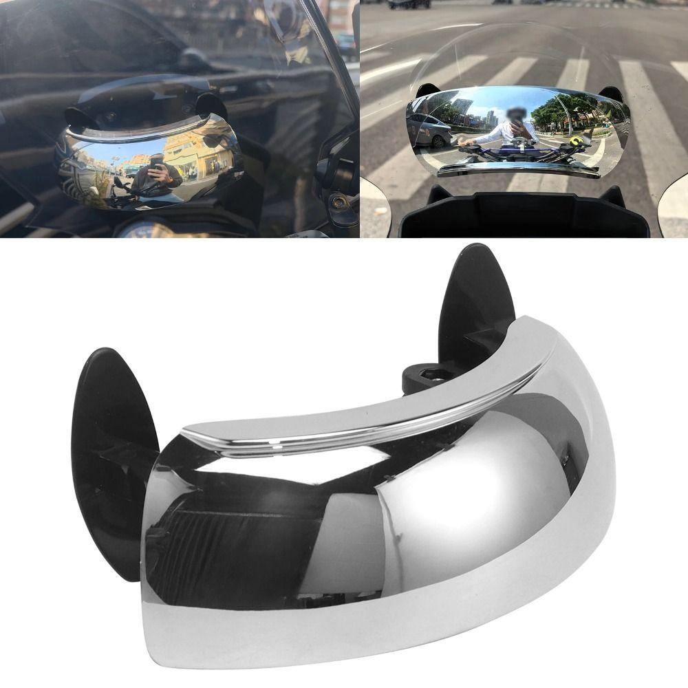 Blind Detection Motorcycle Rearview Mirror Clear Parabolic HD Convex Mirror Scooter
