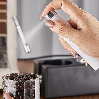 Kaffebönsprayflaska Bärbar luftfuktare pulver Antifluga och statisk elektricitet Minispruta Espressokvarn Tillbehör