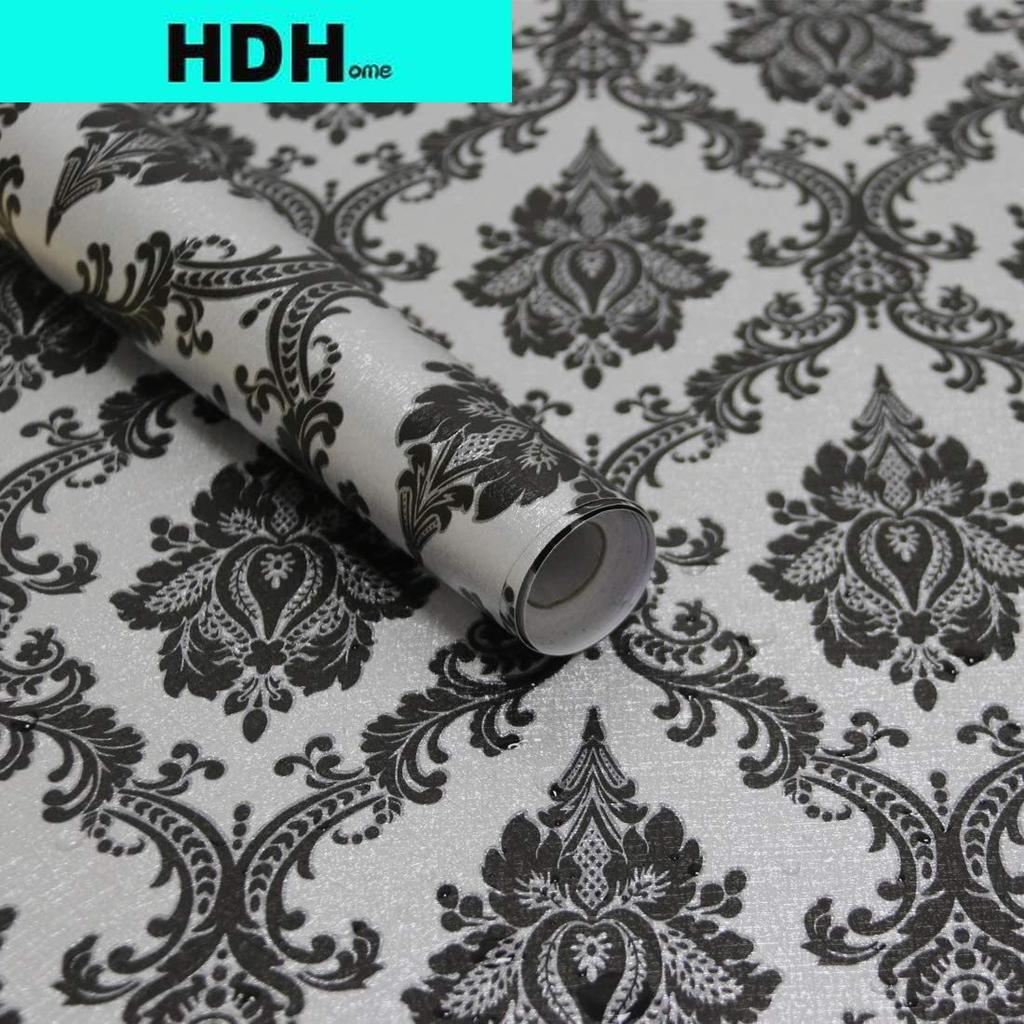Schäl- und Klebewandverkleidung für Schlafzimmer Schwarzes Kontaktpapier Schwarz und Silber Selbstklebende Wandverkleidung Dekor Vinylfolie Wandverkleidung