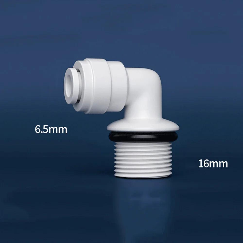 Fit 1/4" 3/8" OD Tube 90 Degree Elbow POM Quick Fitting Connector For Aquarium RO Water Filter Reverse Osmosis System