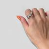 Ribbon Bowknot Rings Butterfly-Knot Open Rings Silver/Gold Adjustable Wrap Open Rings Personality Retro Decorations