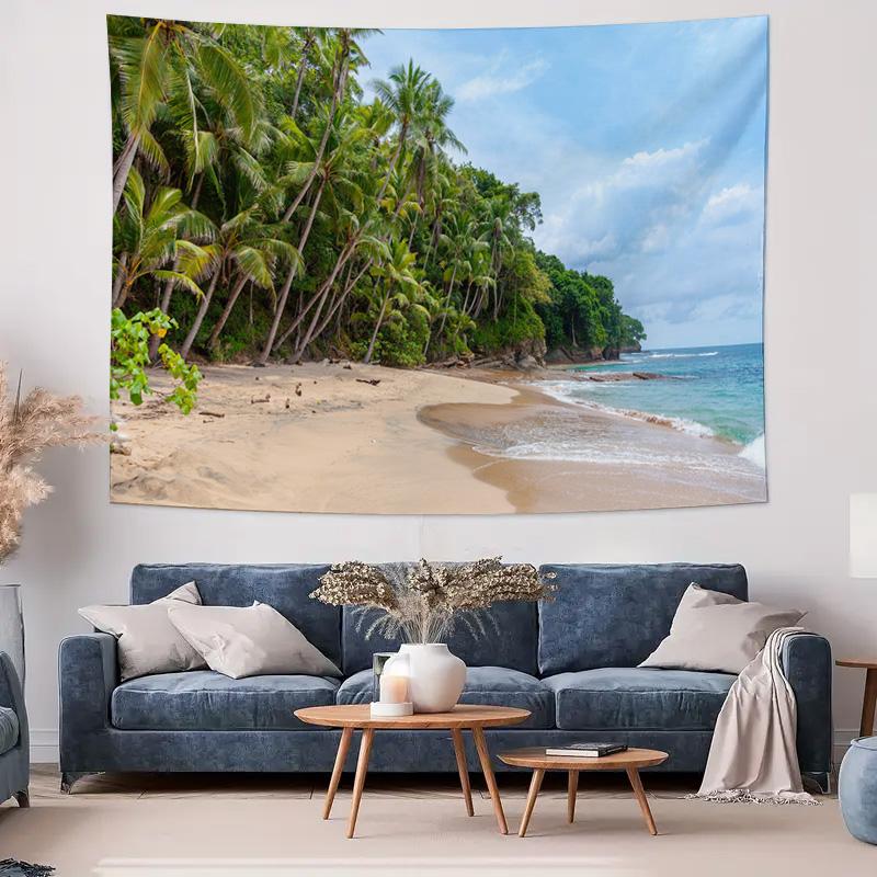 Tropical Beach Landscape Wall Hanging Create Your Private Coastal Dream