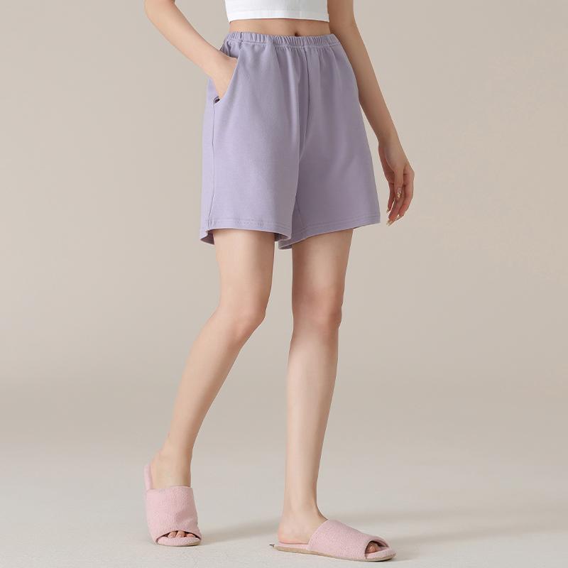 Aifen Teng Women's Loose Fit Cotton Pajama Pants: Summer, Solid Color, Plus Size, Straight Leg, Wear Indoors or Outdoors.