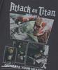 MAHAGRID [Attack On Titan] Washed Colossus Titan Tee Charcoal(Mg2Gmmt511T)