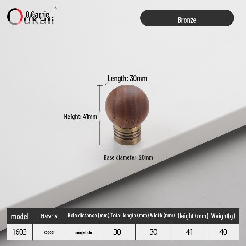 Colorful Ceramic Knob for Cabinets & Drawers - Round, Single Hole Design