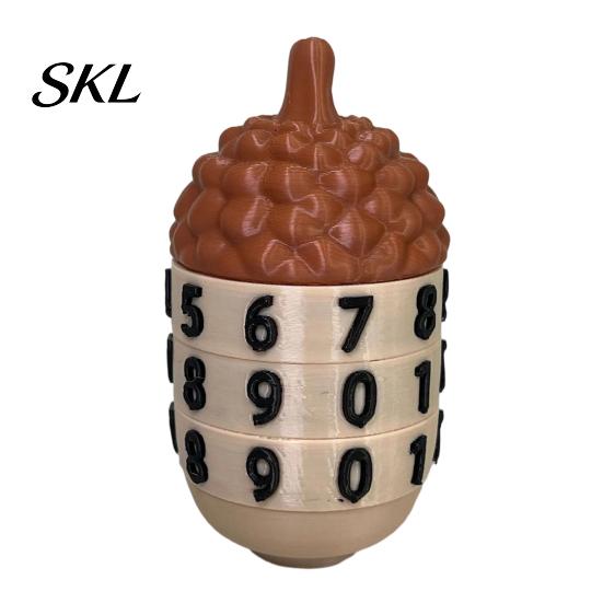 HP Counting Prop 3D Printed Acorn Tracker, Shape Life Counter, 2/3 Digits 3-digit Counter Rotating Tools Accessories for Tabletop Card Game