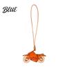 Retro Motorcycle Hanging Ornament Faux Leather Decoration Handcrafted Motorbike Backpack