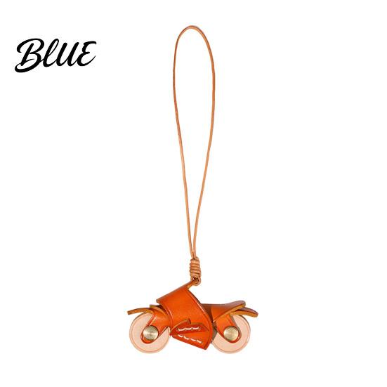 Retro Motorcycle Hanging Ornament Faux Leather Decoration Handcrafted Motorbike Backpack