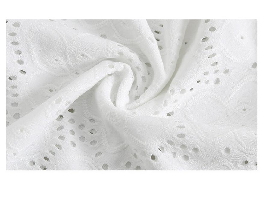 Korean-Inspired Backless White Lace Bikini: Sexy Strapless Split 3-Piece Swimsuit for Women