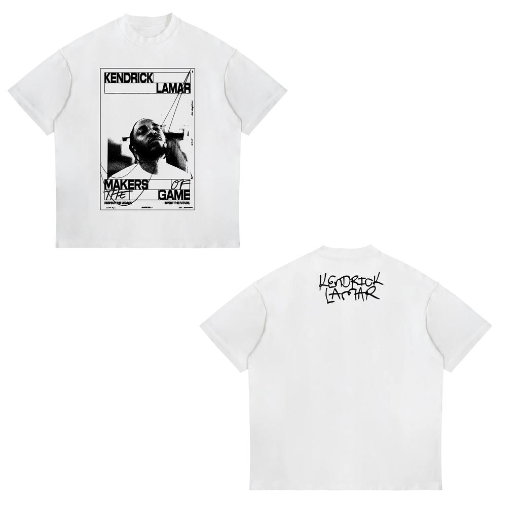 T-shirt Kendrick Lamar DAMN Mêmes Graphismes Été Unisexe Mode Femme Hip Hop T-shirts Oversize Unisexe Vintage Coton