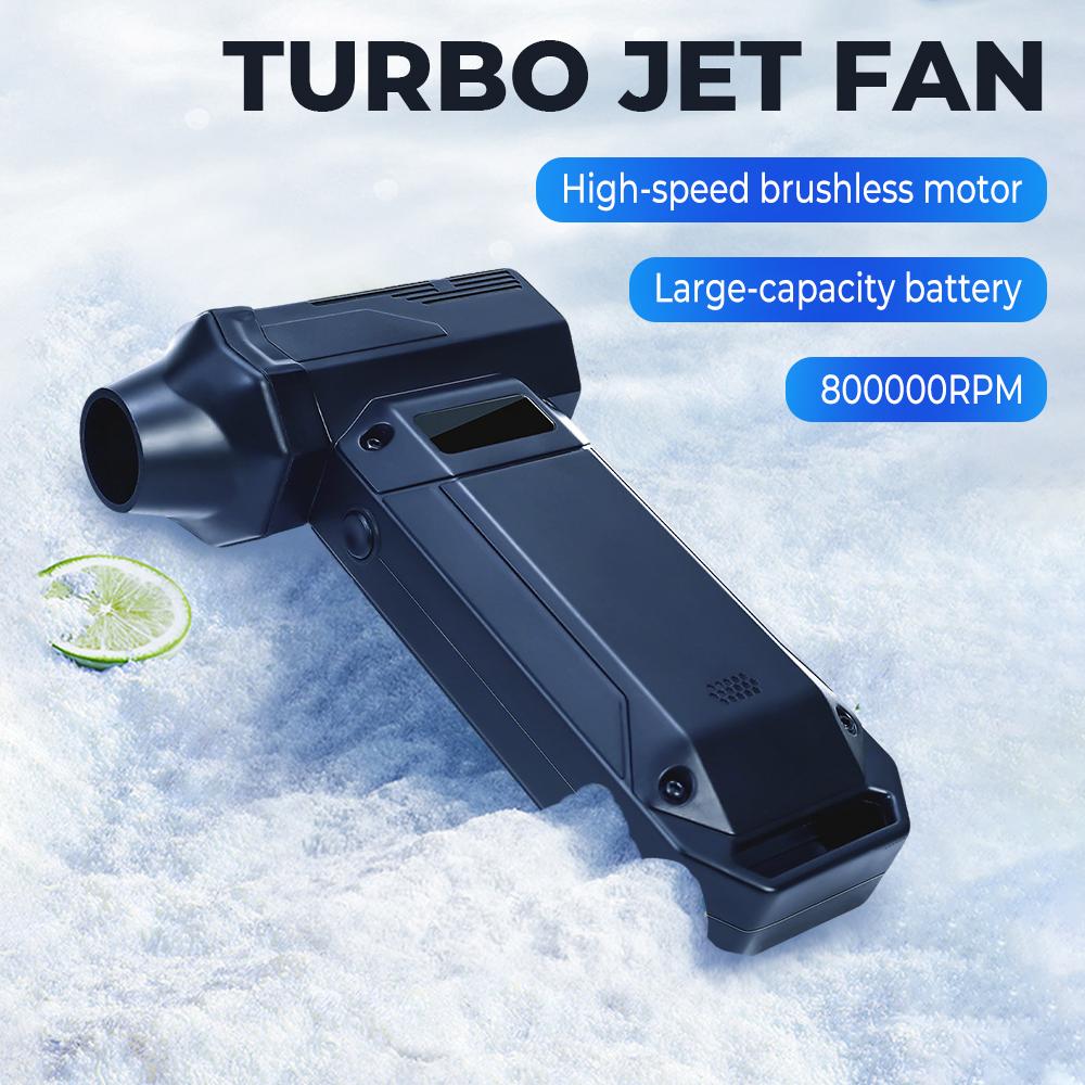 Violent Fan 800000RPM Powerful Air Blower Vacuum Dust Cleaner Type-C Charging Strong Winds 60m/s Brushless Turbo Jet Blower Dry