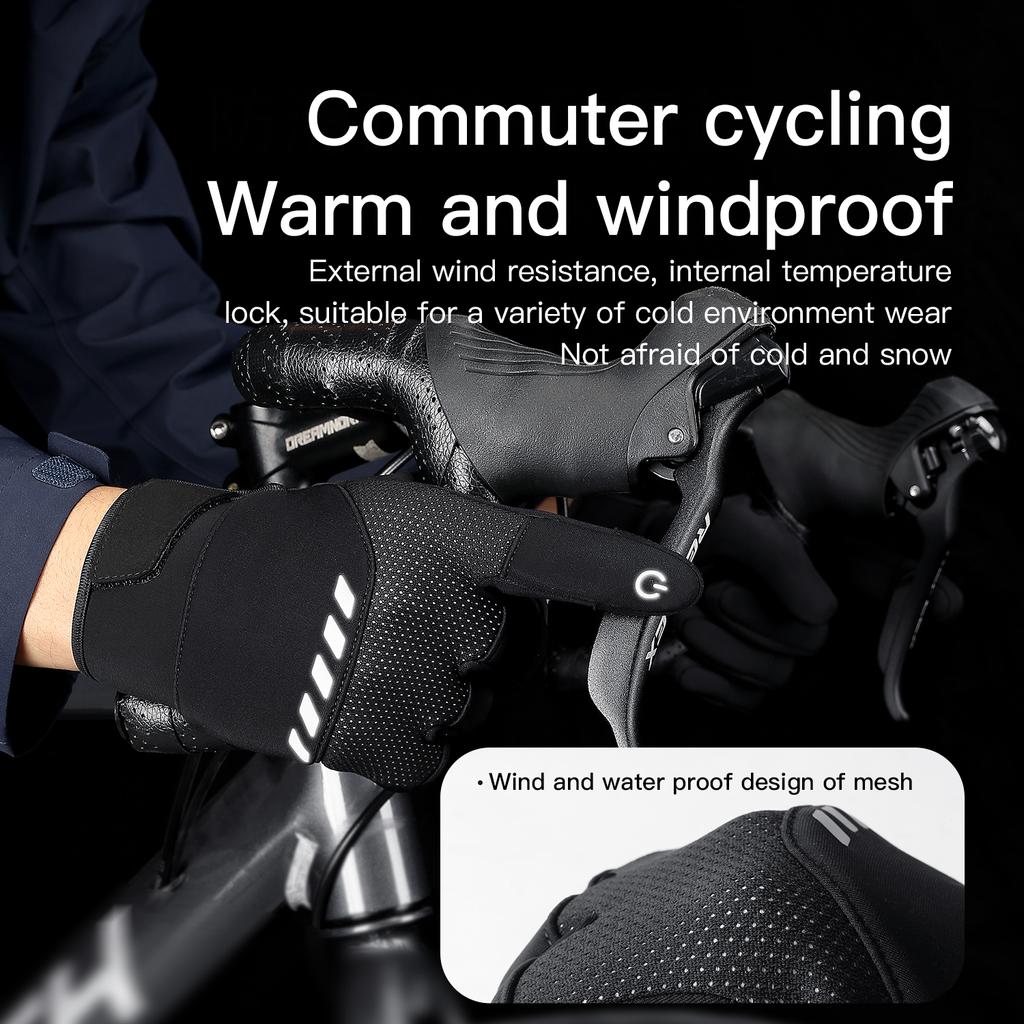 Wintersport Plus Samt Warme Handschuhe Für Herren Und Damen Touchscreen Ski Radfahren Fahrradfahren Kältefest Outdoor-Handschuhe