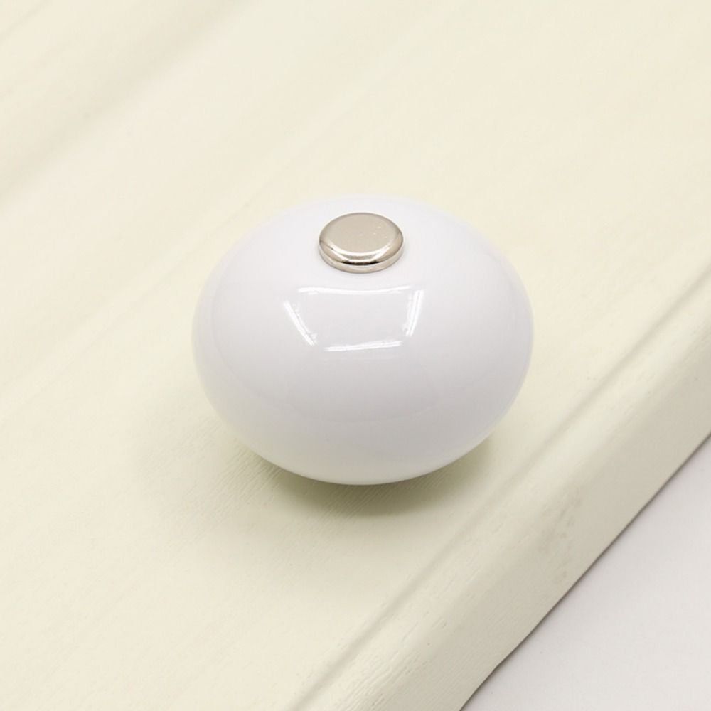 Multiple Colors Ceramic Handle Single Hole Cabinet Pull Vintage Door Knob  Shoe Cabinet