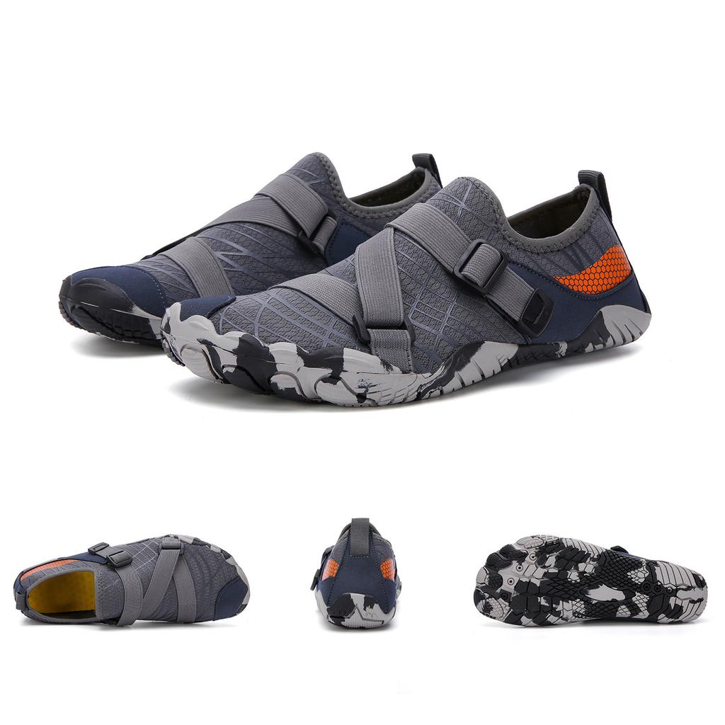 New Five-finger Creek Shoes, Wading Shoes, Men's and Women's Beach Diving Shoes, Fitness Yoga, Outdoor Large-size Cycling Hiking Shoes