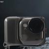 For Insta360 GO Ultra Transparent Body Cover Full Coverage Scratch-proof Lens Cap Clear Protective Case With Anti-lost Rope