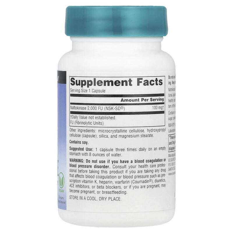 Nattokinase, 100 mg, 60 Vegan Capsules