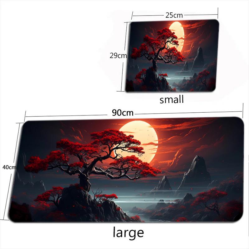 Starry Sky Moon Mouse Pad Large Computer Game Table Mats XXL Rubber -slip Gaming Keyboard Mousepads Long Desk Pads