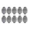 10 Pcs Liquid Tight Conduit Connector 1 Inch NPT Nylon 6 Electrical Conduit Fitting for Home
