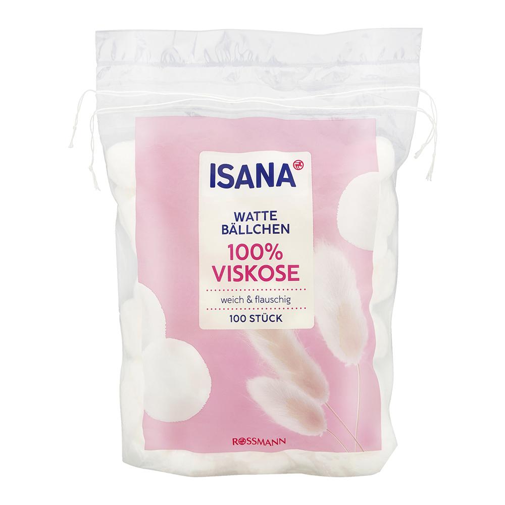 Isana Cotton Pads Cotton Balls 100-Pack