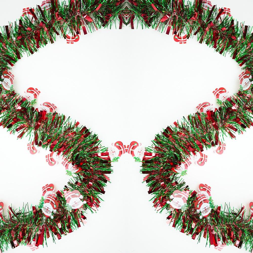 Bright Color Xmas Tree Decor Ribbon 2m Tinsel Garland Fashion Christmas Party Props  Home Decor
