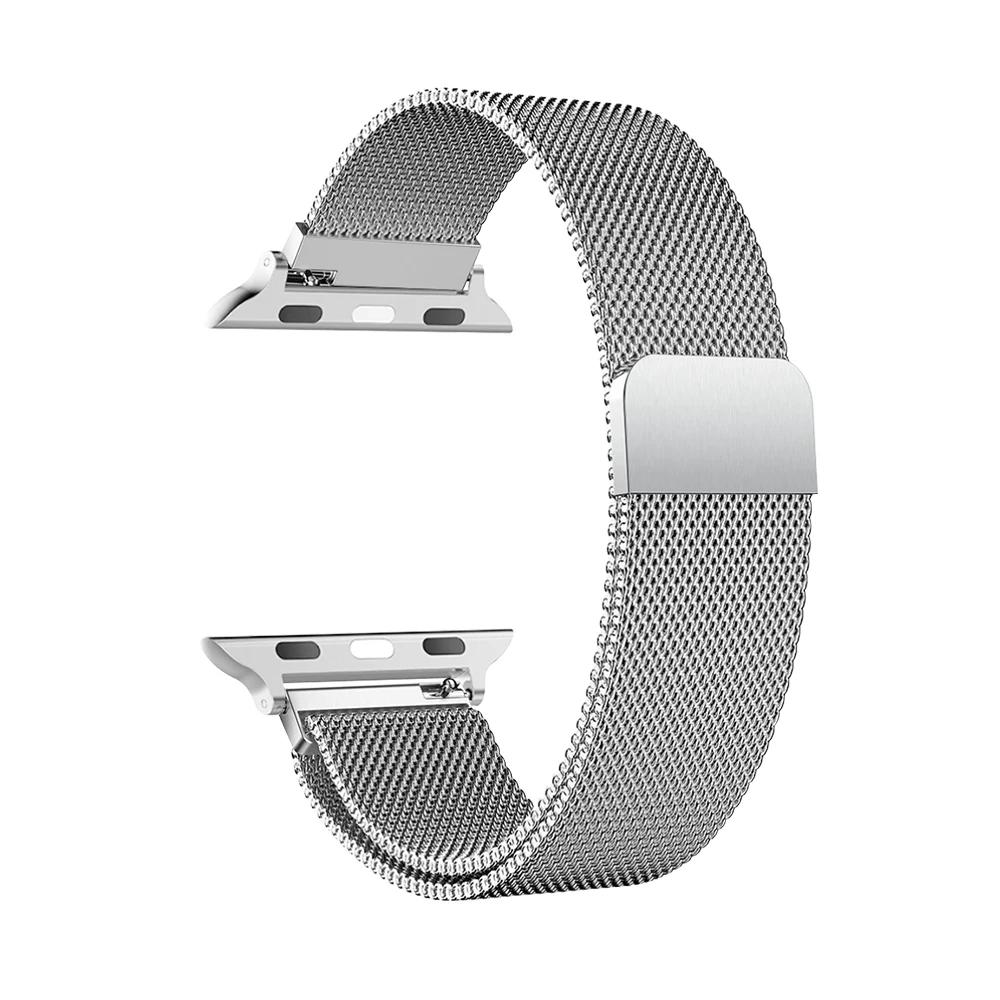 

Миланский ремешок для Apple Watch Ultra 2 49 46 мм 42 мм 44 мм 40 мм 45 мм 41 мм 38 мм браслет для iWatch Series 10 9 3 6 5 SE 7 8 ремешок 38 40 41 S10-42mm
