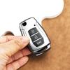 Car Folding Key Case Cover Accessories For Ssangyong Actyon Korando Tivoli Kyron 2 Sanka Tpu Keyless Shell Fob Protector Bag