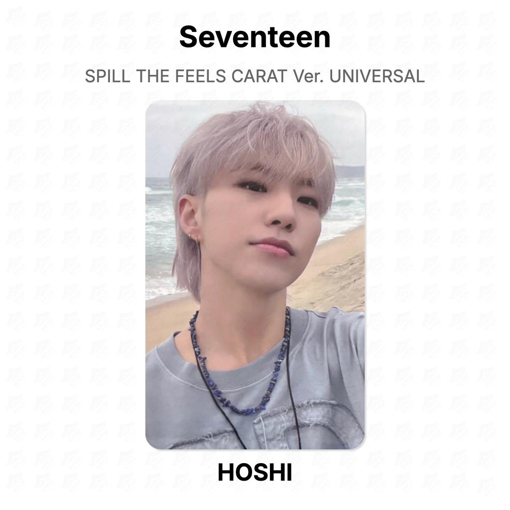Seventeen SPILL THE FEELS CARAT Ver. UNIVERSAL Official Photocard