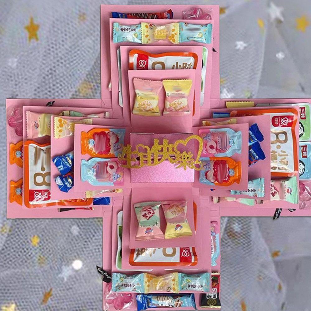 Handmade Surprise Explosion Gift Box  For Birthdays Valentine's Weddings
