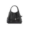 COACH Hadley Detachable Strap Polished Pebbled Leather Basket Bag, Crossbody Handbag Small Women's Black 78800-GDBLK