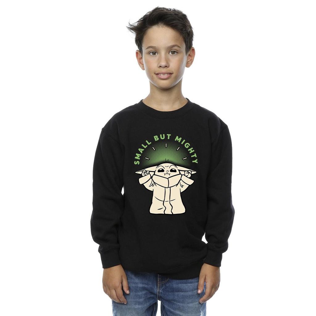 Star Wars Boys The Mandalorian Small But Mighty Grogu Sweatshirt
