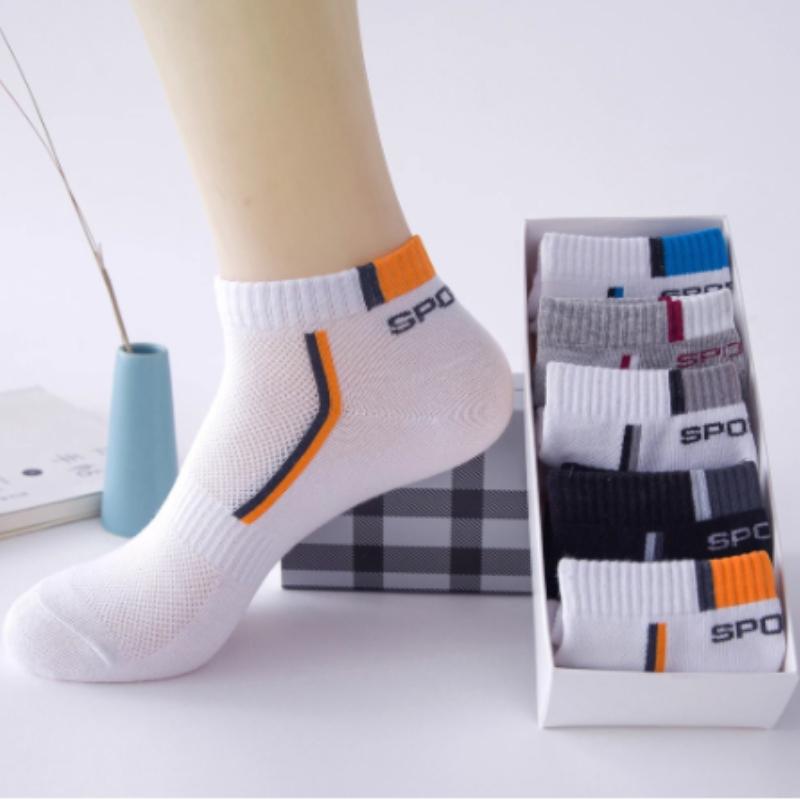 Men Socks 10PCS/set Breathable Cycling Socks Basketball Mesh Socks Winter Summer Sports Short Socks