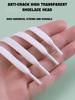 1Pair Reflective Shoelace for Sneakers Shoe Buckle Flat Pure White Shoe Laces High Top Shoelaces af1 Men's Women's Shoe Cord